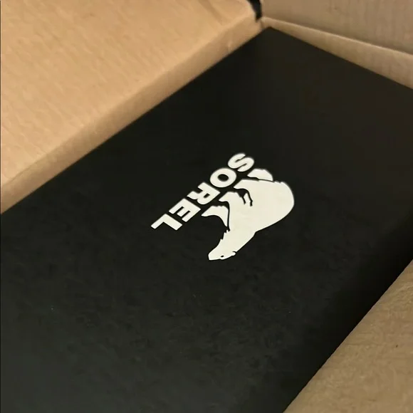 NEW in box Tan Slip-On Strap Clog Flats SOREL - Picture 2 of 5